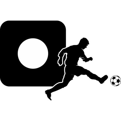 Pegatina protectora para la Switch - Jugador de fútbol doble (1/5)