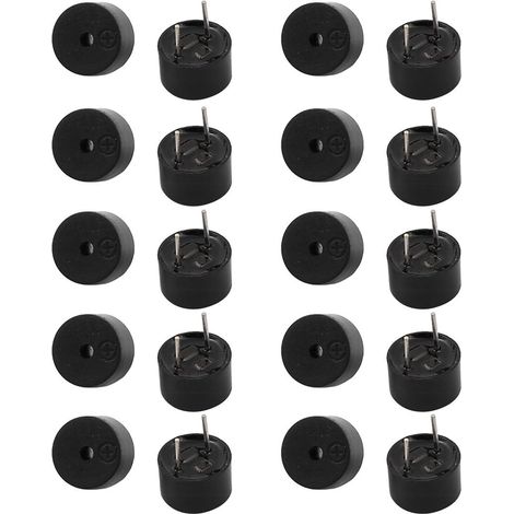 20 pièces DC 5 V actif été magnétique Dauerton Piepton alarme 9mm x 5,5mm