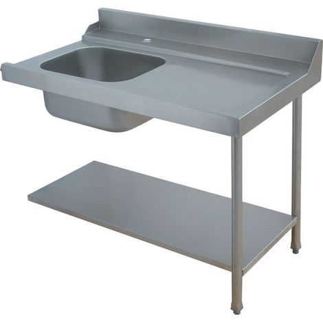 Table d'entrée pour prélavage/droite - Diamond (1/2)