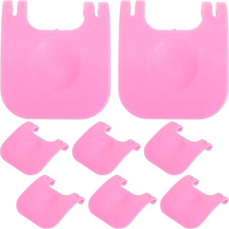 Clips De Fixation - Lot De 8 - Plastique - Sans Perçage - Pour Cage Lapin Et Hamster - Noir (1/5)