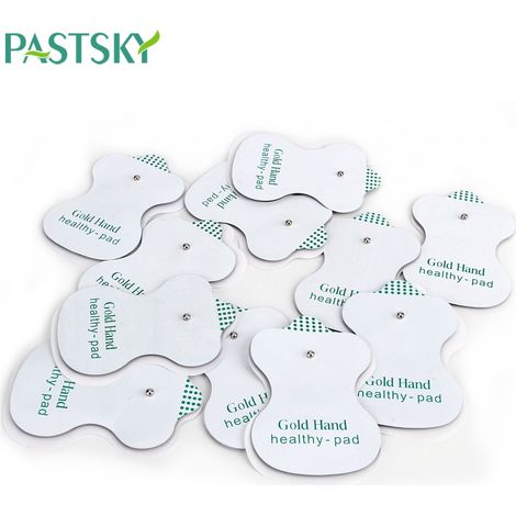 Électrodes de massage pour appareils de thérapie TENS numériques, physiothérapie électronique des vertèbres cervicales pour le dos, la nuque et le corps (1/5)
