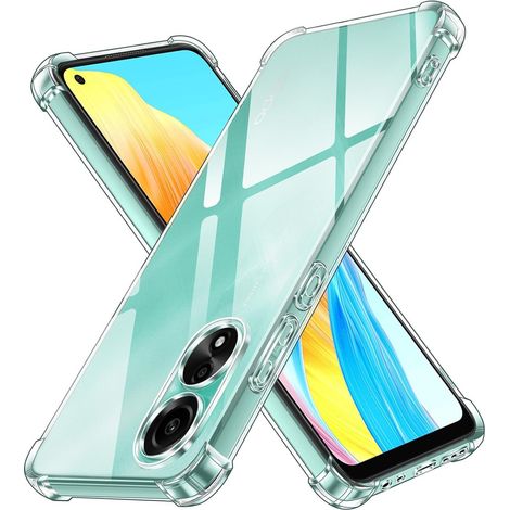 Étui pour Oppo A78 4G, résistant aux chutes, transparent (1/5)