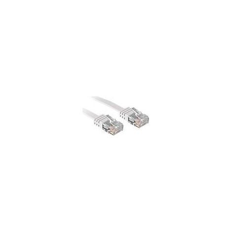 LINDY 47501 RJ45 Câble réseau, câble patch CAT 6 U/UTP 1.00 m blanc 1 pc(s) R947161 (1/3)