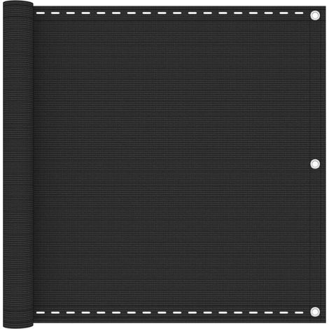 Écran de balcon Magnifique - Brise Vue Jardin Terrasse - en PEHD 90x600 cm Anthracite Chic-872738 (1/5)