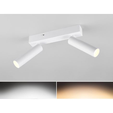 Moderner LED Deckenstrahler AMBALA dimmbar 2-flammig Weiß, Breite 26cm (1/5)