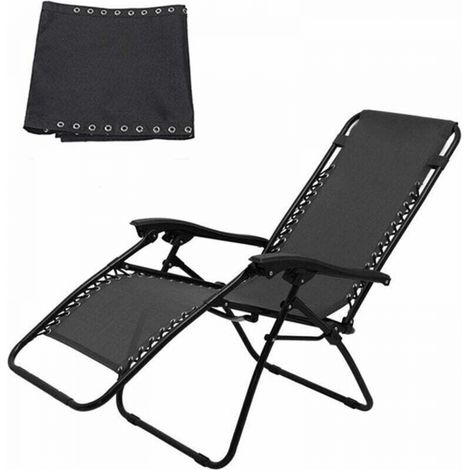 Housse salon de jardin，Toile Pour Chaise Longue Universel Tissu De Remplacement Pour Chaise Longue Respirant Durable Housse De Rechange En Tissu Pour Jardin Bains De Soleil (Seulement La Toile) Tissu (1/5)