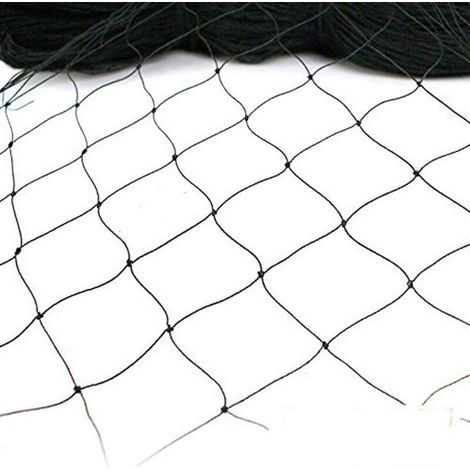 [NON UTILIZZATO] Rete anti-uccelli, rete, rete per voliere, rete anti-uccelli (7,5 m x 15 m), rete da 25 mm, rete intrecciata extra resistente, rete anti-uccelli, rete per alberi da frutto, rete anti-