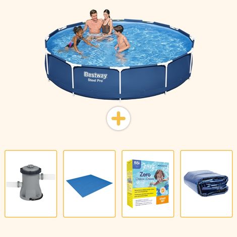 Bestway Bestway Steel Pro Ronde - 366x76 cm - 5-pièces S245 (1/5)