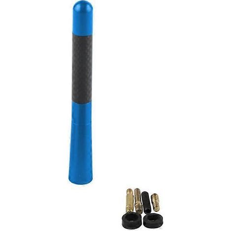 Antenne radio FM courte universelle en fibre de carbone et métal de 12 cm pour toit de voiture (1/5)