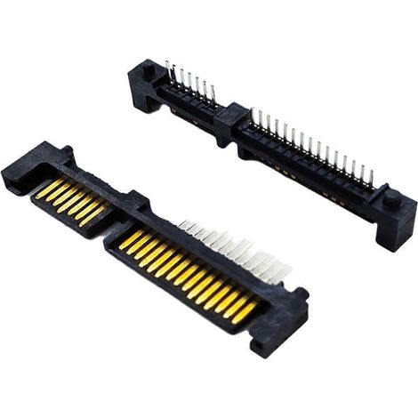 100 Stück SATA 7+15 22-polige gerade Steckerbuchse (männlich) – wie abgebildet (1/5)
