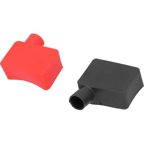 Ensemble de 20 protections de bornes de batterie carrées isolantes en caoutchouc pour voiture (1/5)