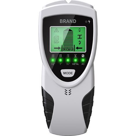 Detecteur de Montants 5 en 1, Scanner Mural avec Écran LCD Rétroéclairé, Détection Bois Métal Fils Électriques et Tuyaux pour Bricolage et Rénovation Maison (1/5)