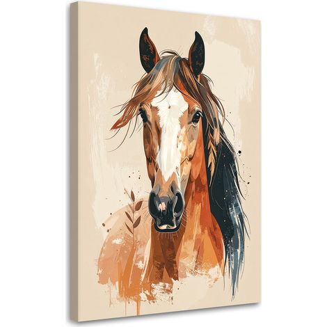 Wandbild Pferd Porträt Tiere 20x30 (1/5)