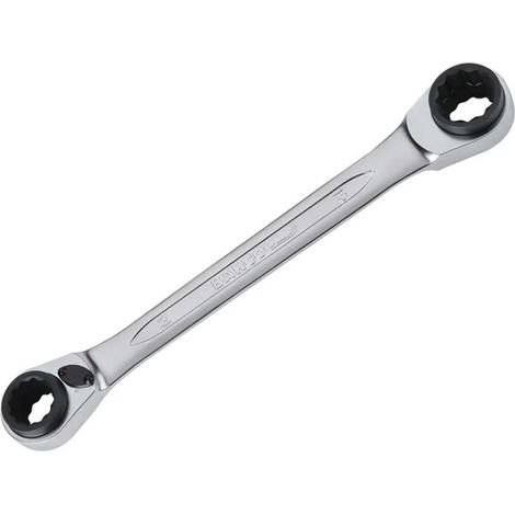 Bahco S4RM-16-19 Reversible 4-in-1 Ratchet Spanners 16mm / 17mm / 18mm / 19mm