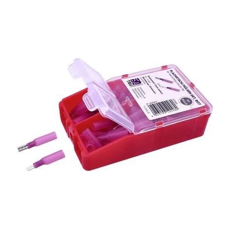 TRU COMPONENTS FLACHSTECK/H LSEN SET SCHRU 2.8X0.8MM RT (1/2)