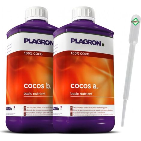 Plagron Coco A B 1 Liter Kokosdünger Coco Dünger Pflanzendünger Kokossubstrat (1/5)