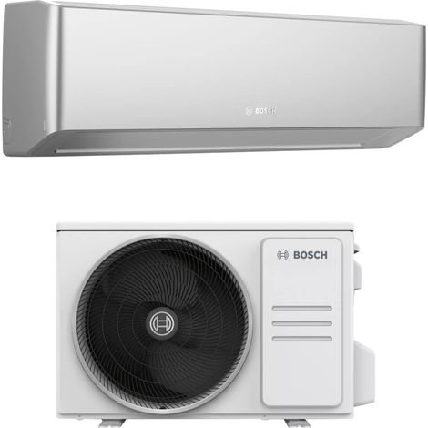 Bosch Climatizzatore Monosplit Climate 7000I Silver CL7000IU W41ES da 15000 btu R-32 Inverter Wi-Fi Classe A+++