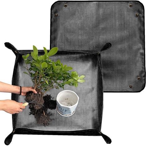 Tapis de Rempotage de Plantes 2pcs, Tapis de Jardinage Imperméable, Tapis de Plantation de Fleurs Pliable, pour Rempotage Plantes Succulentes Jardin intérieur Plant Care (2) (1/5)