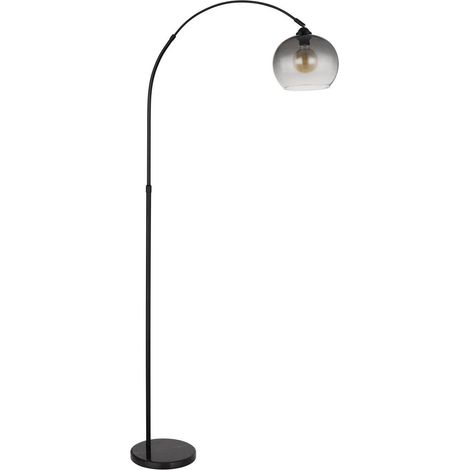 [GEBRAUCHT] B-Ware Globo Stehlampe Standlampe Newcastle Stehleuchte 196 cm schwarz matt rauchgrau (1/2)