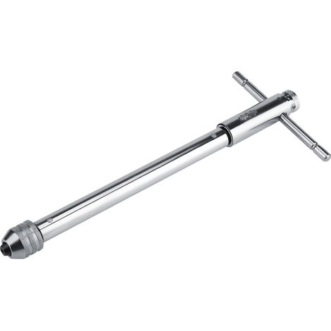 Llave de carraca ajustable con mango en T para machos de roscar M3-M12 (M5-M12 larga)