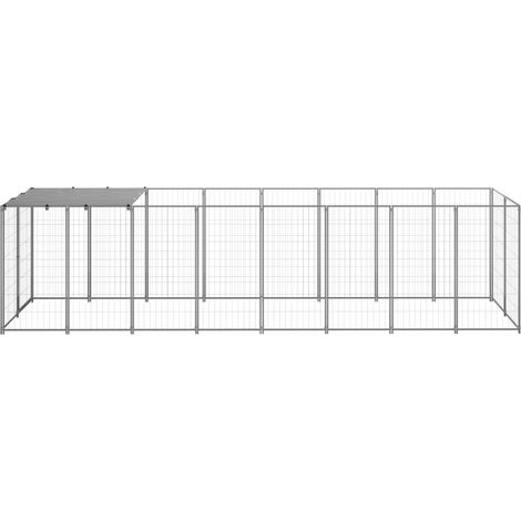 Chenil Argenté 4,84 m² Acier
