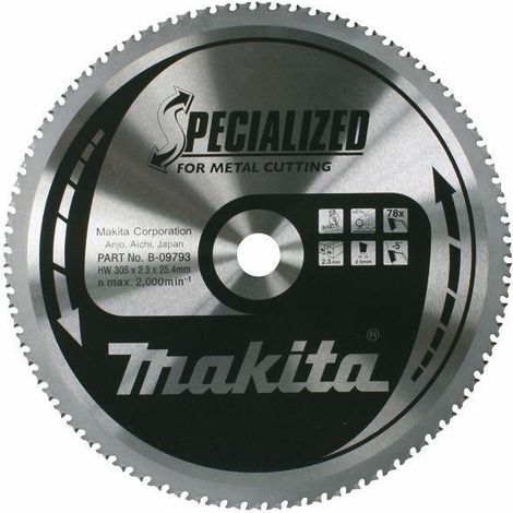 Makita B-33467 Hoja de sierra circular 305 mm 78 dientes (1/3)