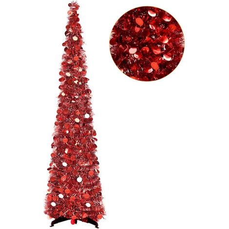 Sapin de Noël décoration de Noël, artificiel, pliable, sapin de Noël adapté à la décoration de la maison, en guirlandes, 15030CM (1/5)