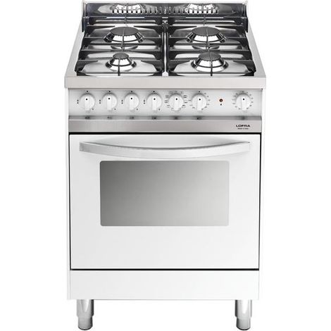 Lofra MB66MF. Tipo di prodotto: Cucina, Colore del prodotto: Bianco, Tipo di controllo: Manopola. Tipo di piano cottura: Gas, Numero totale di fuochi: 4 Fornello(i), Numero di fuochi: 4 Fornello(i)... (1/2)