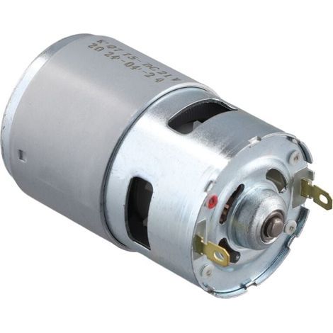 Motore silenzioso a spazzole ad alta velocità e alta potenza con doppio cuscinetto da 775 V CC 21 V (1/4)