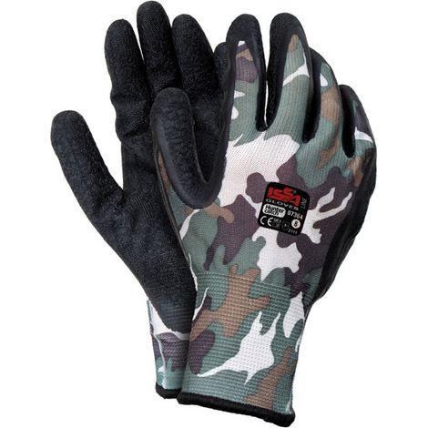 Guanti so.di.fer lattice e nylon taglia 10 mimetico - f79081