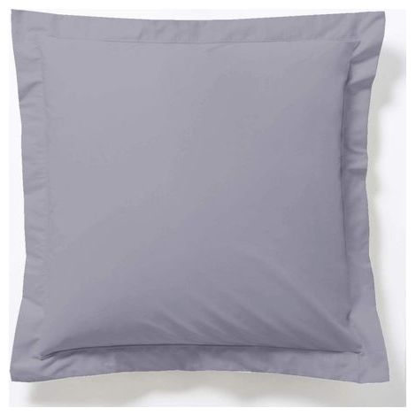 Grauer Kissenbezug – 65 x 65 cm – 100 % Baumwolle (1/5)