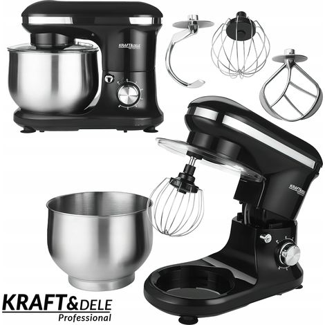 Batidora planetaria multifuncional 3 en 1, 2500 W, 5 L, 6 velocidades, Kraft&Dele (1/5)