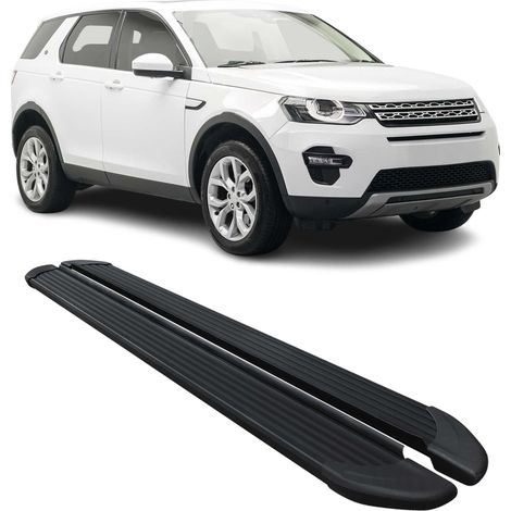 Marchepieds Latéraux Compatible avec Land Rover Discovery Sport L550 2014-2020 Noir Alu 2X (1/5)