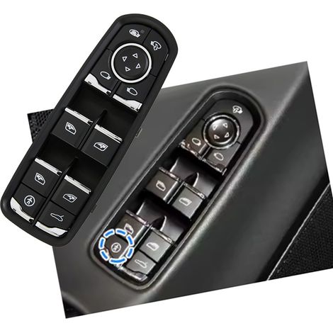 7PP959858A is a push-button switch for power windows in Porsche Cayenne and Panamera vehicles. (1/4)