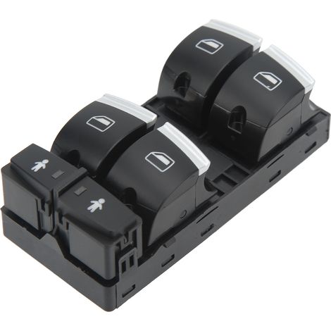 Jeffergarden Bouton de lève-vitre électrique, interrupteur de commande de fenêtre, remplacement pour A6 S6 Q7 A3 S3 RS6 (1/4)
