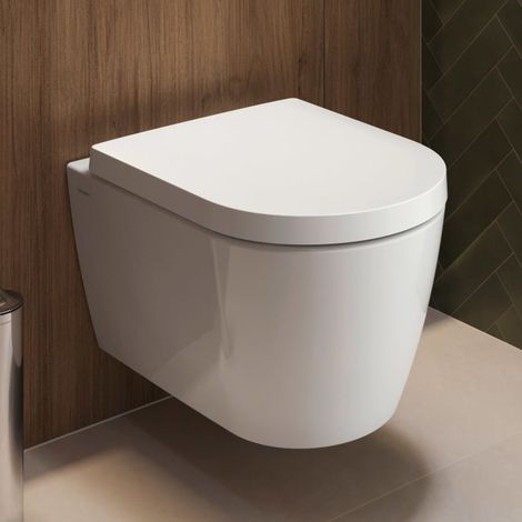 Duravit Joviva spülrandloses Wand-WC-Set mit Rotationsspülung (1/5)