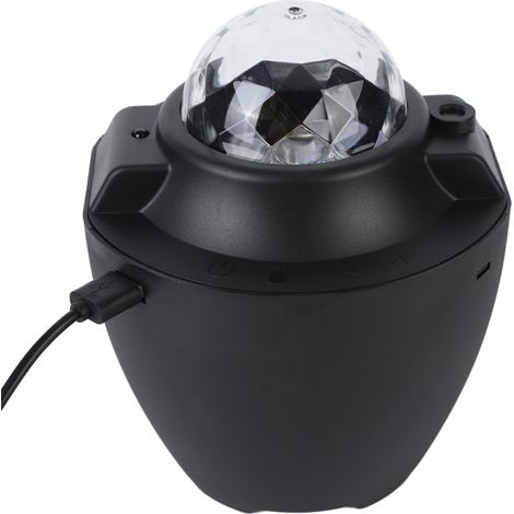 Lampe Étoile Projecteur avec Haut-Parleur Bluetooth, 3 Modes de Luminosité et de Couleur, Veilleuse LED avec Musique, Réglable, 5V (1/5)