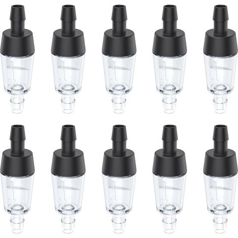 Clapets Anti-Retour Unidirectionnels pour Aquarium – Lot de 10 Pièces, Accessoires pour Pompe à Air (Noir) (1/5)