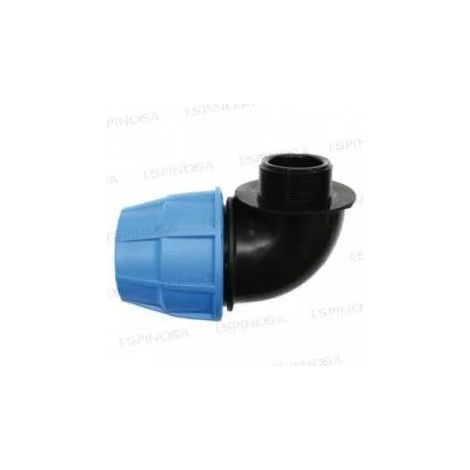 Winkelstück mit Außengewinde 90° a/Gewindeabzweig, SFERACO, 20/15X21