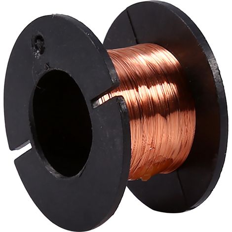 5 pièces de fil de cuivre émaillé de 0,1 mm pour bobinage et réparation, longueur 12 m (1/5)