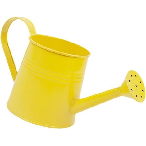 Gießkanne für Zimmerpflanzen Kleine Gießkanne Pflanzenpflege Langer Ausguss 1 Liter Gelb (1/5)