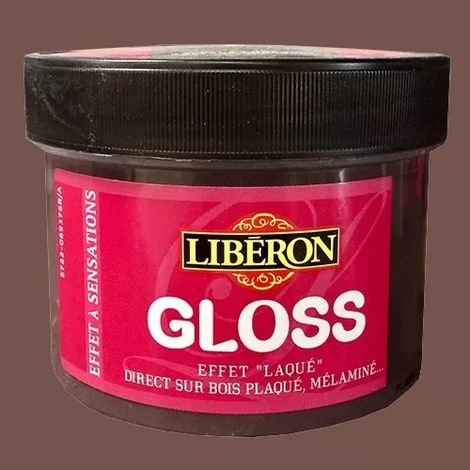 LIBERON Effet à sensations GLOSS Moka Glacé Effet Laqué 0,5 L (1/2)