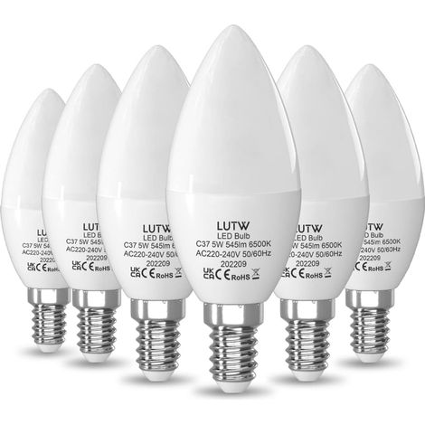 Ampoule LED E14 5W = 40W 560LM Blanc Froid 6500K Lot de 6 (1/5)