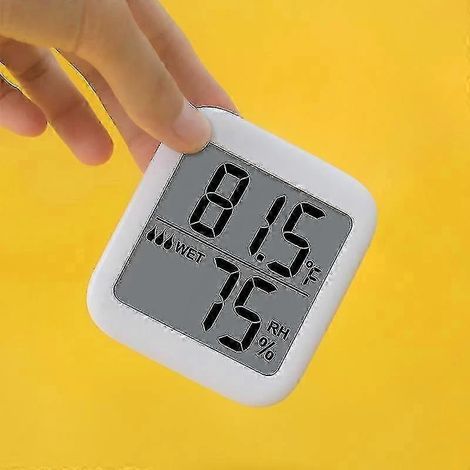 Thermomètre d'ambiance, hygromètre d'intérieur, mesureur d'humidité, numérique (1/3)