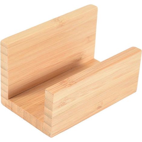 Wood Desktop Business Holder for Desk Business Card Display Stand-- (1/5)