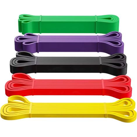 Bande de résistance en latex pour le yoga et le fitness, élastique de tension, kit d'entraînement en suspension, bande de résistance (1/5)