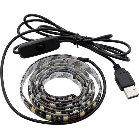 Meter 5050 Tropfenlampe mit 5V USB-LED-Lichtleiste (Farbe: Warmweiß) (1/5)