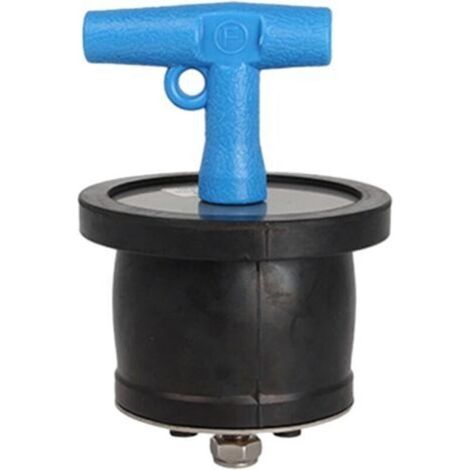 Bouchon de tuyau en acier inoxydable compatible avec les joints et le nettoyage - Clapet anti-retour pour tuyau d'arrosage - Bouchon de vidange pour bateau (Taille : 45-65 mm) (1/5)
