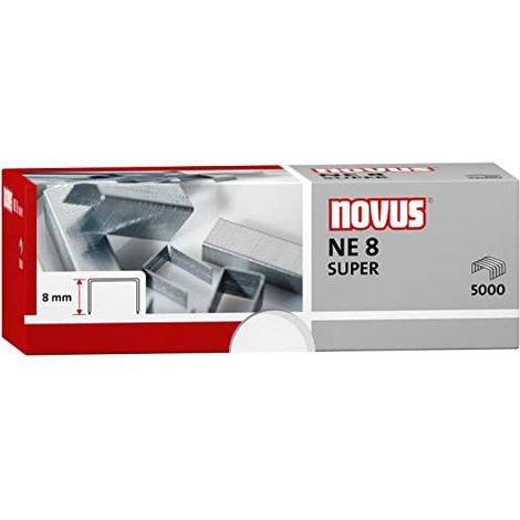 NOVUS GRAPAS NE 8 SUPER PARA GRAPADORAS ELÉCTRICAS CAJA 5000 UD (1/3)