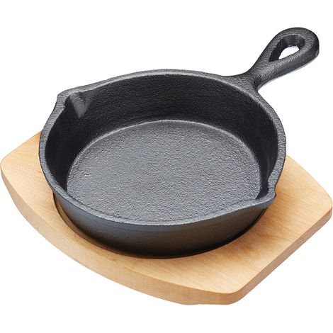 Gusseiserne Bratpfanne mit Servierbrett 13,5 cm / Artesà (1/5)